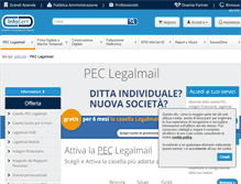 Tablet Screenshot of legalmail.it